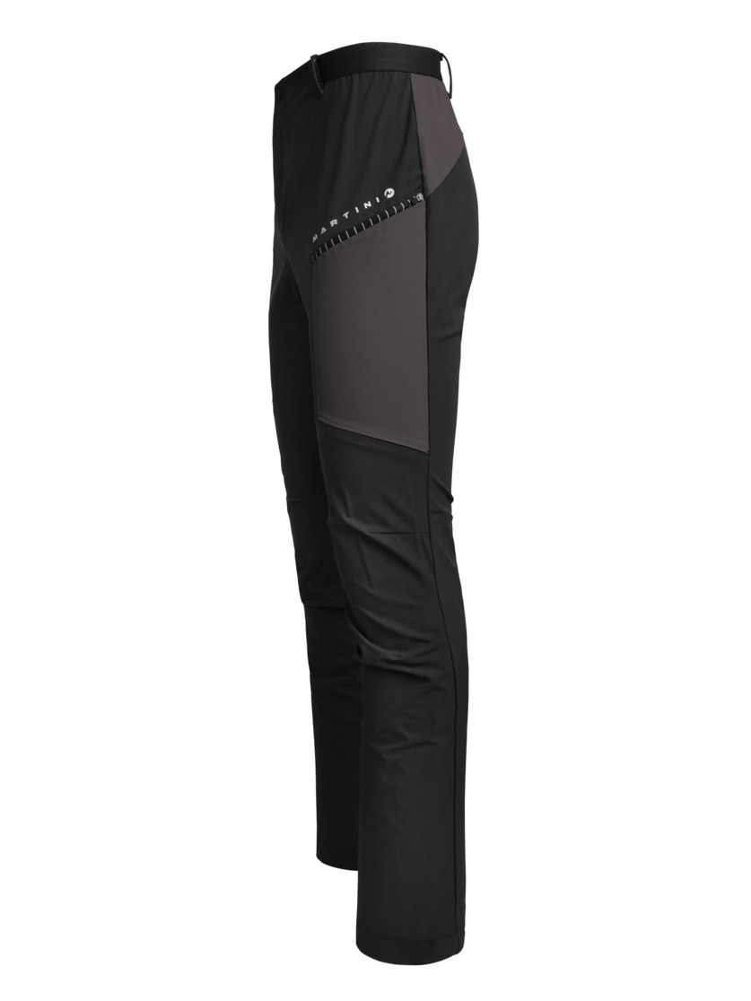 Martini Sportswear - BERNINA "K" - Pantaloni lunghi a taglio corto in black-carbon - vista laterale - Uomo