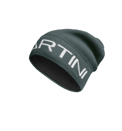 Martini Sportswear - HAPPY LIFE cap - Beanies in Blue grey - front view - Unisex