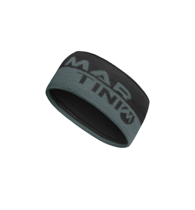 Martini Sportswear - MTN PEAK_headband - Headbands in Black-Blue grey - front view - Unisex