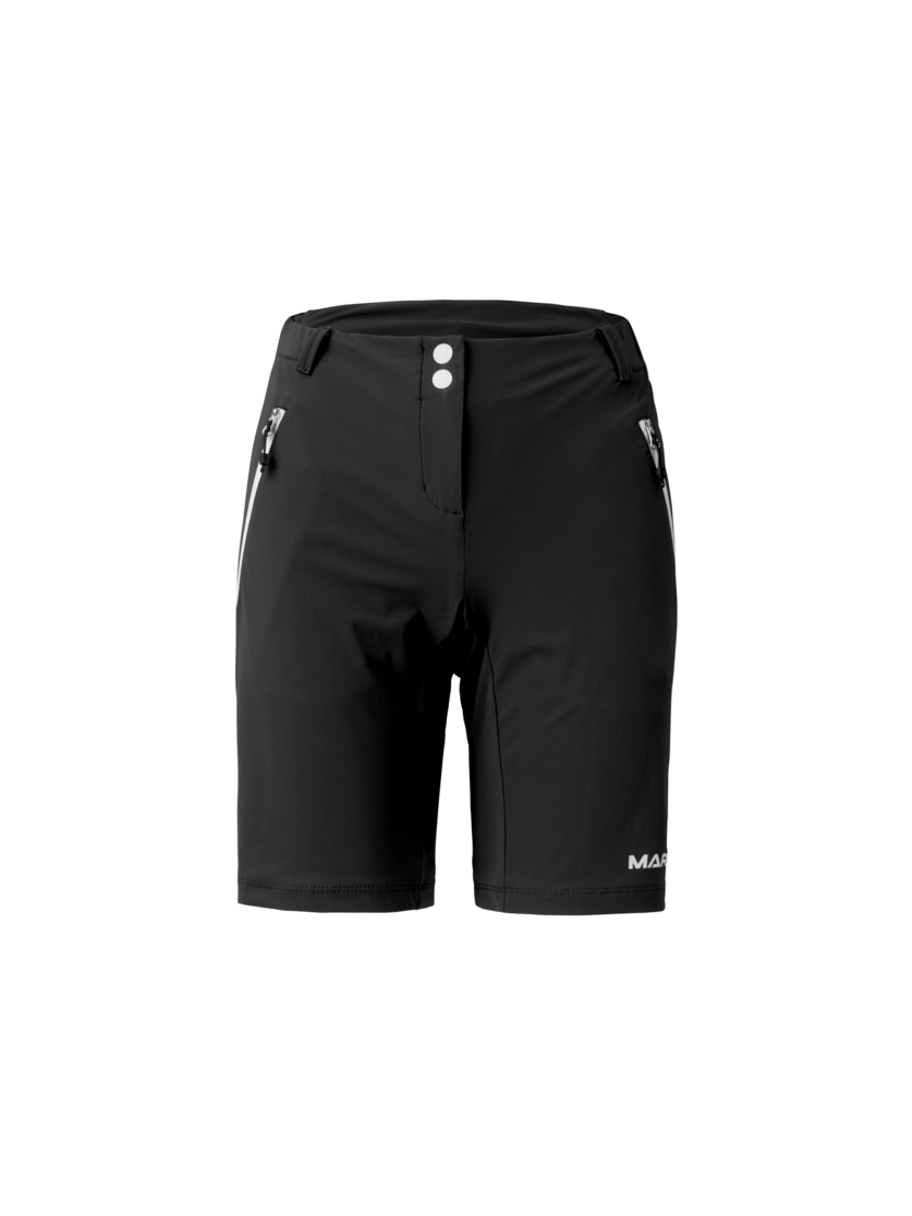 Martini Sportswear - VIA Shorts W - Shorts in black - vista frontale - Donna