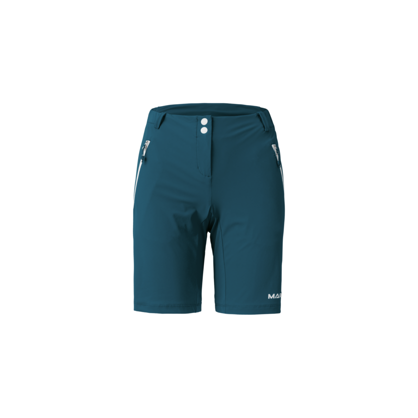 Martini Sportswear - VIA Shorts W - Shorts in poseidon - vista frontale - Donna