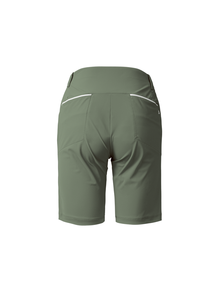 Martini Sportswear - VIA Shorts W - Shorts in mosstone - rear view - Women