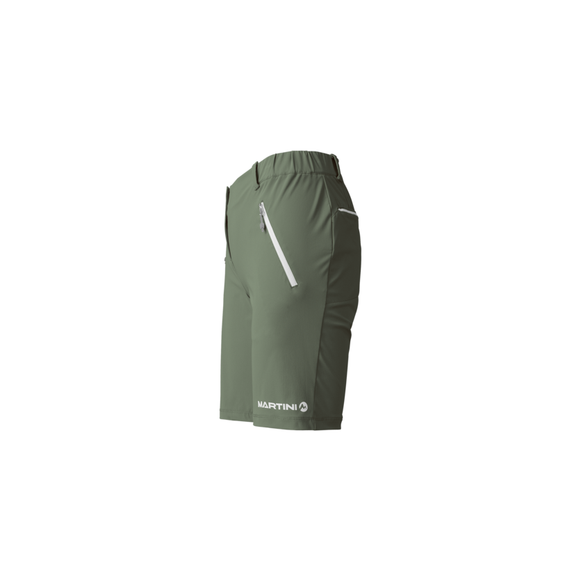 Martini Sportswear - VIA Shorts W - Kurze Hosen in mosstone - Seitenansicht - Damen