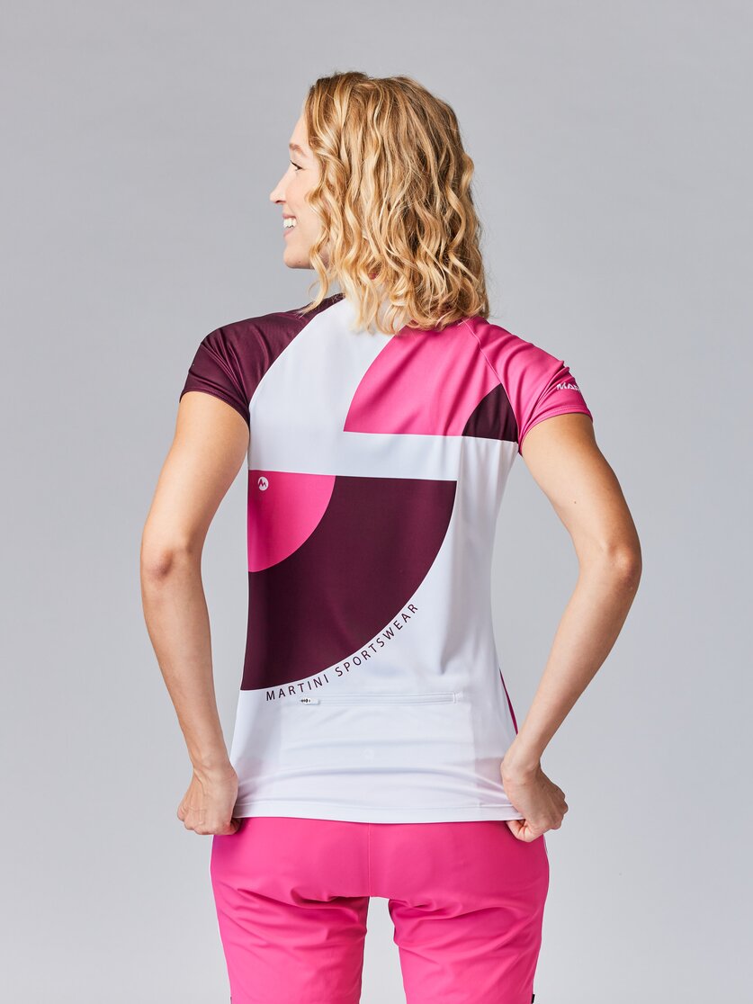 Martini Sportswear - SUNRISE Halfzip Shirt W - T-Shirts in solar-poseidon - Rückansicht Model - Damen