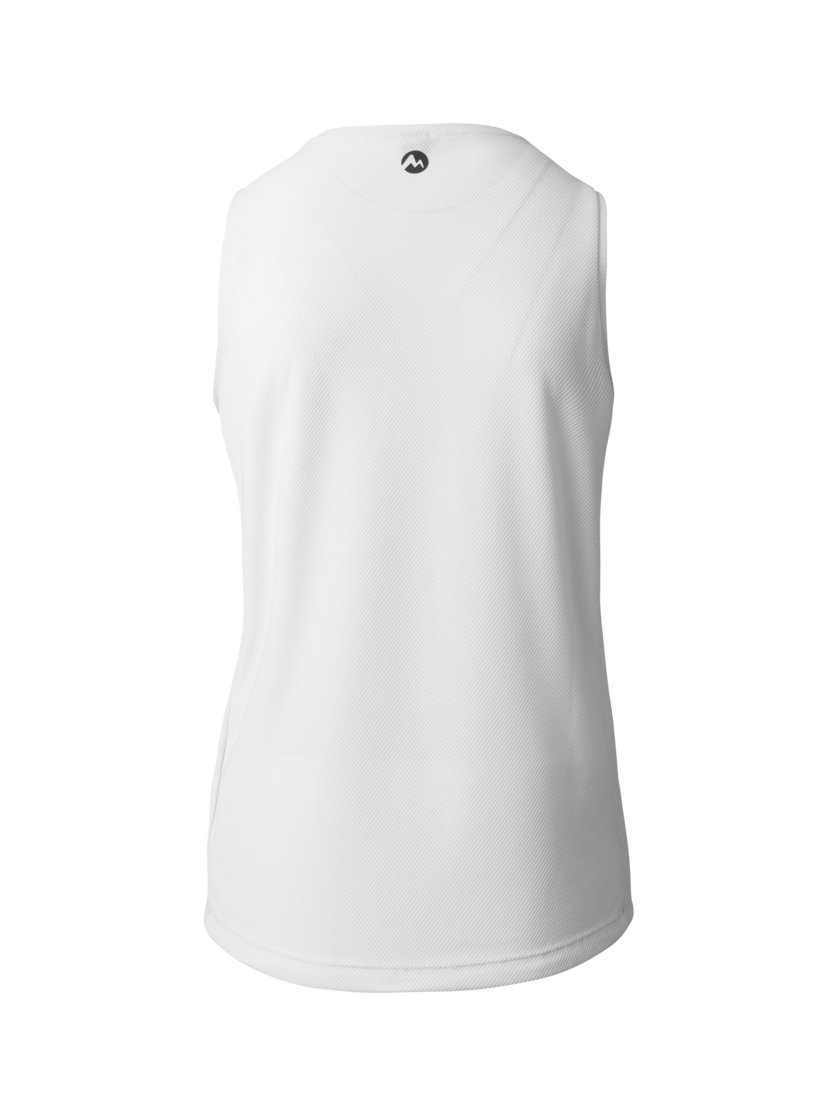 Martini Sportswear - FIRSTLIGHT Sleeveless Shirt Straight W - Tops in white - Rückansicht - Damen