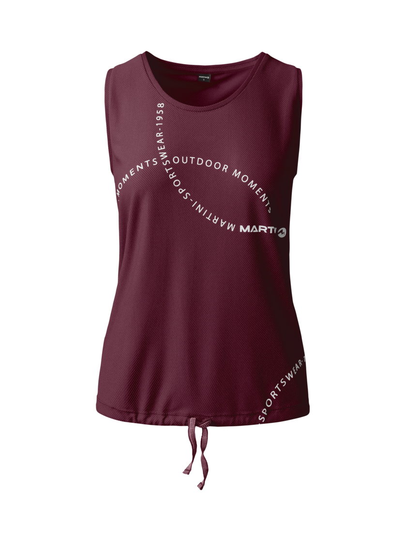 Martini Sportswear - FIRSTLIGHT Sleeveless Shirt Straight W - Tops in fairy tale - Vorderansicht - Damen