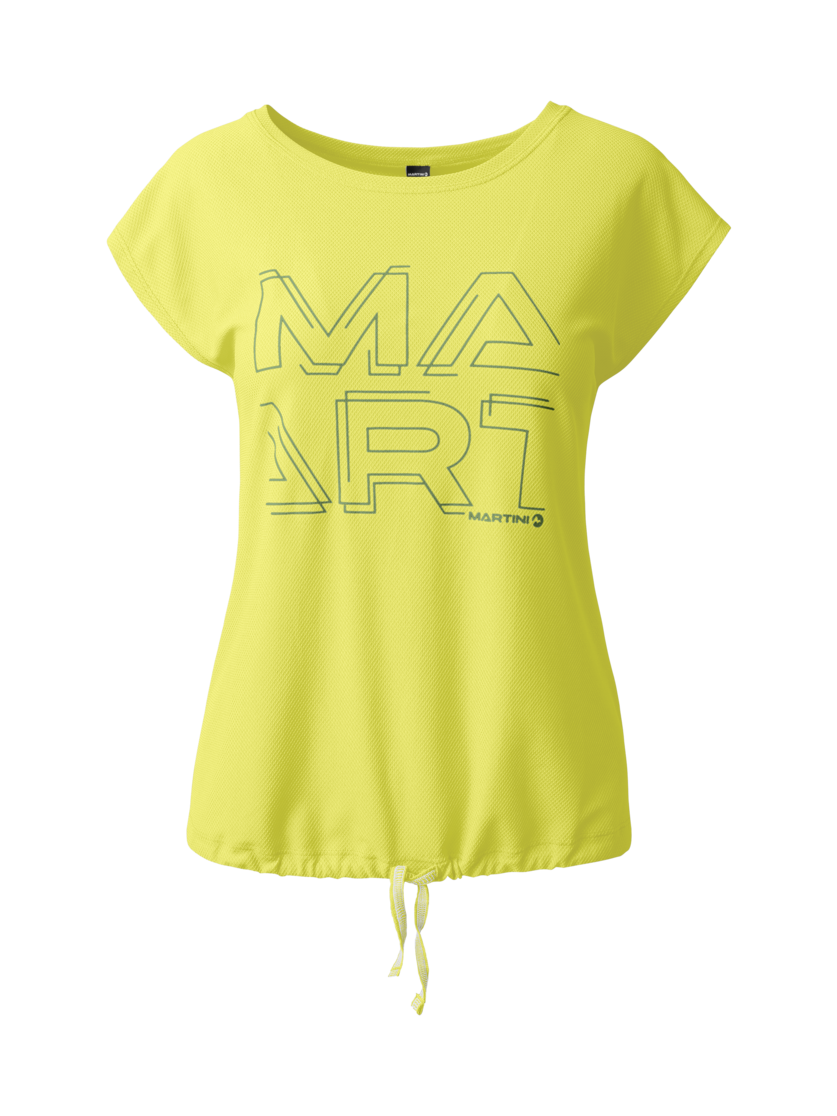 Martini Sportswear - FIRSTLIGHT Shirt Dynamic W - T-Shirts in lemon - front view - Women