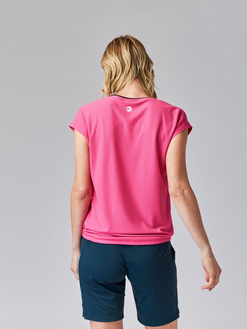 Martini Sportswear - FIRSTLIGHT Shirt Dynamic W - T-Shirts in lemon - Rückansicht Model - Damen