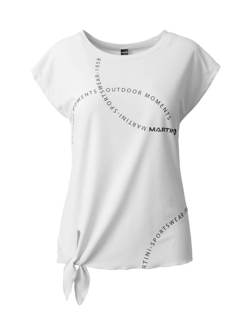 Martini Sportswear - FIRSTLIGHT Shirt Straight W - T-Shirts in white - front view - Women