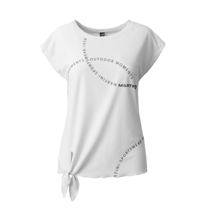 Martini Sportswear - FIRSTLIGHT Shirt Straight W - T-Shirts in white - vista frontale - Donna