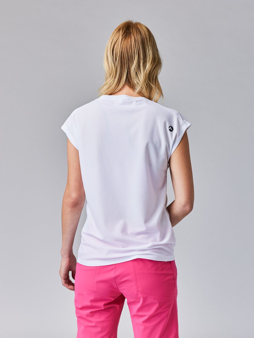 Martini Sportswear - FIRSTLIGHT Shirt Straight W - T-Shirts in greenery - rear view model - Women