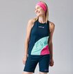 Martini Sportswear - ALPMATE Sleeveless Shirt Dynamic W - Tops in mosstone-tendril - front view model - Women