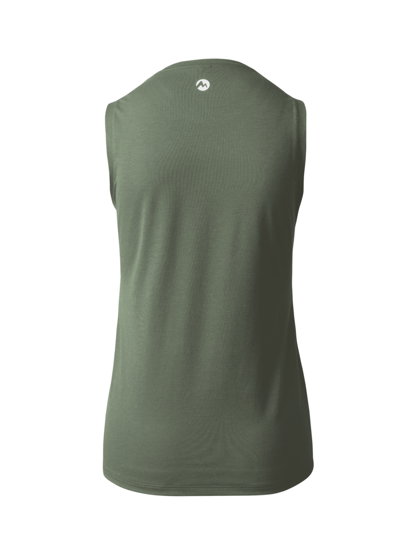 Martini Sportswear - FIRSTLIGHT Sleeveless Shirt Dynamic W - Tops in mosstone - Rückansicht - Damen