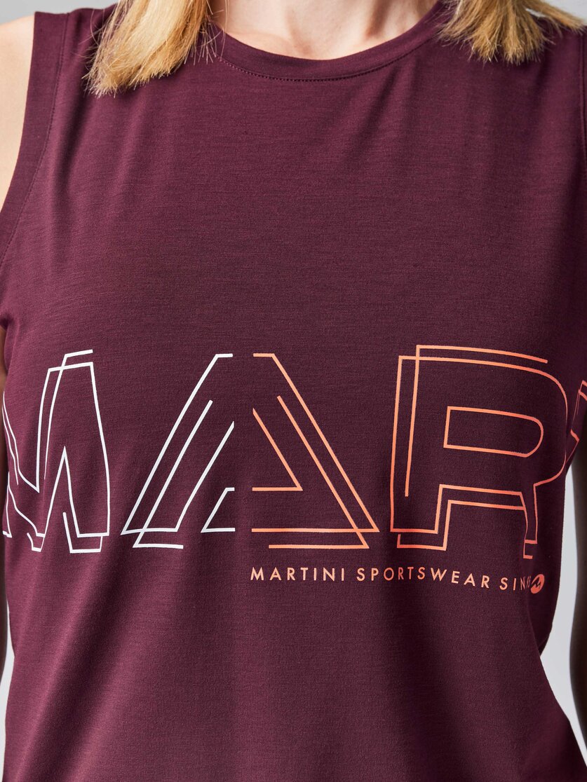 Martini Sportswear - FIRSTLIGHT Sleeveless Shirt Dynamic W - Tops in mosstone - Dettaglio 1 - Donna