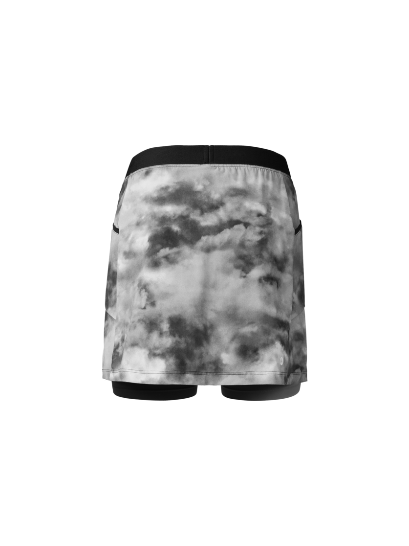 Martini Sportswear - SUNRISE Skirt W - Gonne in black-white - vista posteriore - Donna
