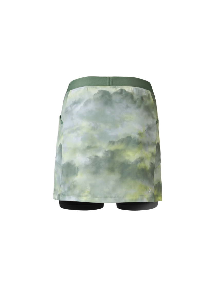 Martini Sportswear - SUNRISE Skirt W - Röcke in mosstone-greenery - Rückansicht - Damen