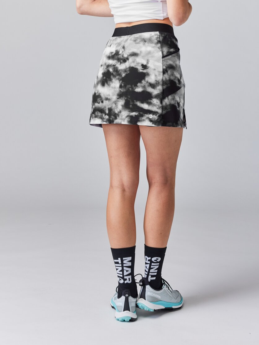 Martini Sportswear - SUNRISE Skirt W - Gonne in mosstone-greenery - vista laterale modello - Donna