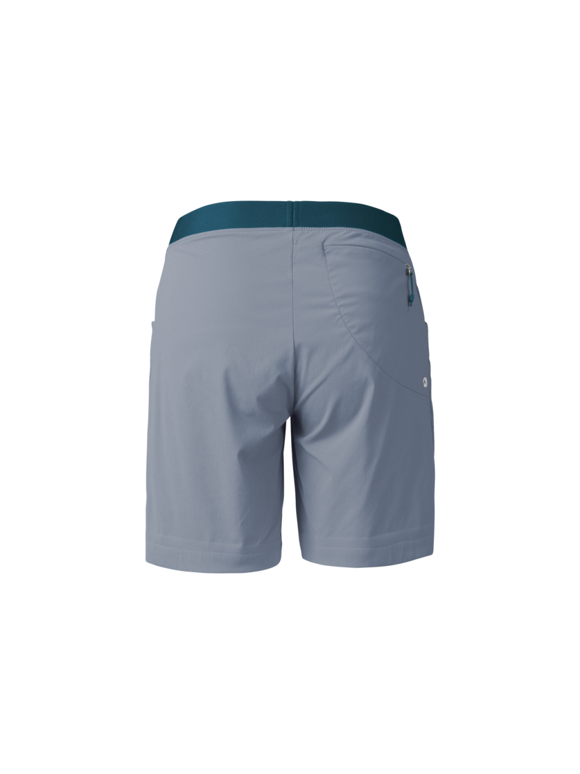 Martini Sportswear - ALPMATE Shorts Dynamic W - Shorts in moon - rear view - Women