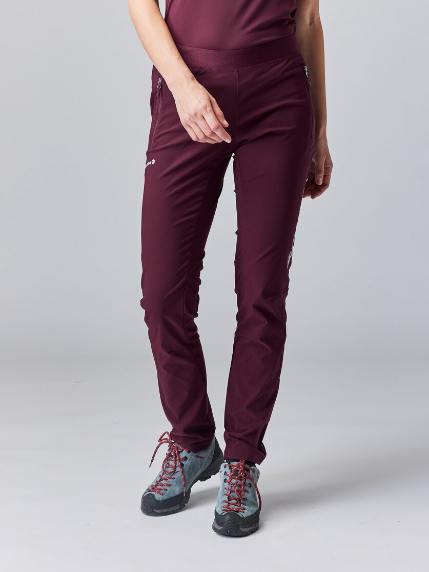 Martini Sportswear - HILLCLIMB Pants W - Long pants in mosstone - front view model - Women