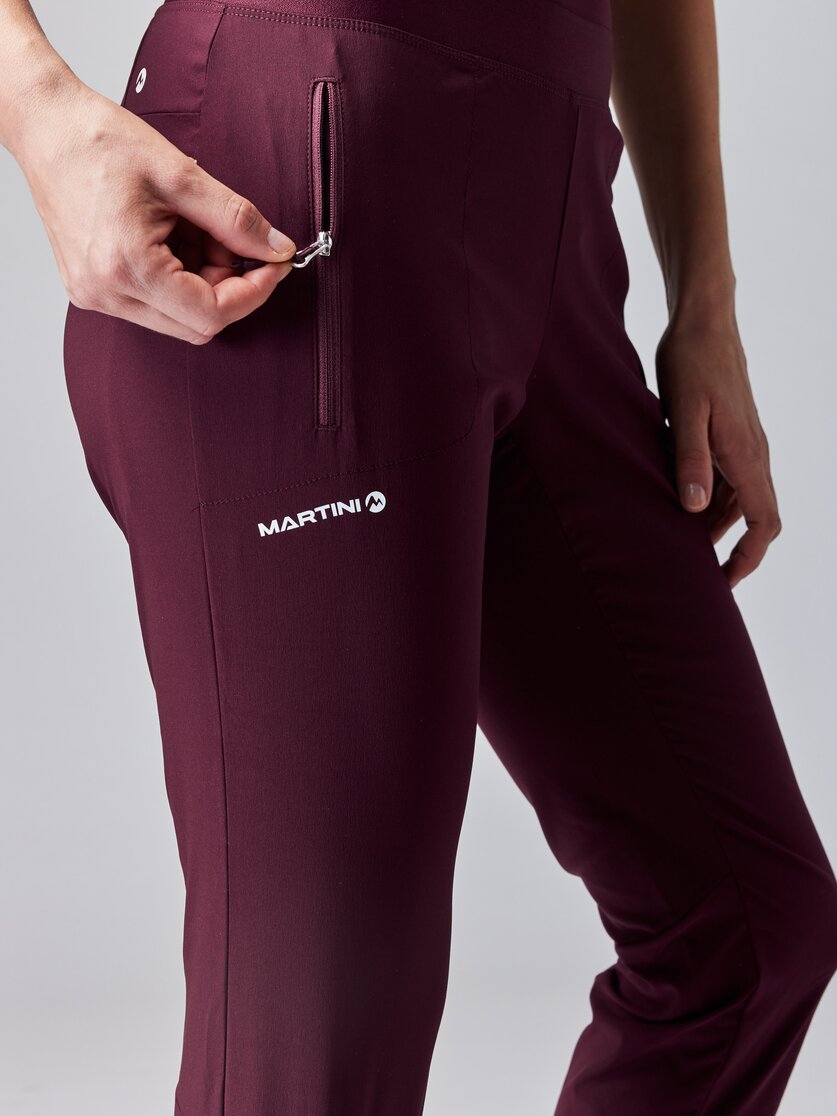 Martini Sportswear - HILLCLIMB Pants W - Long pants in mosstone - Detail 3 - Women