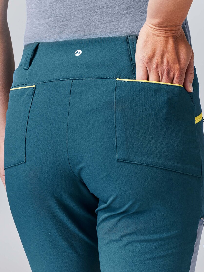 Martini Sportswear - TREKTECH Pants W - Lange Hosen in mosstone-tendril - Detail 5 - Damen