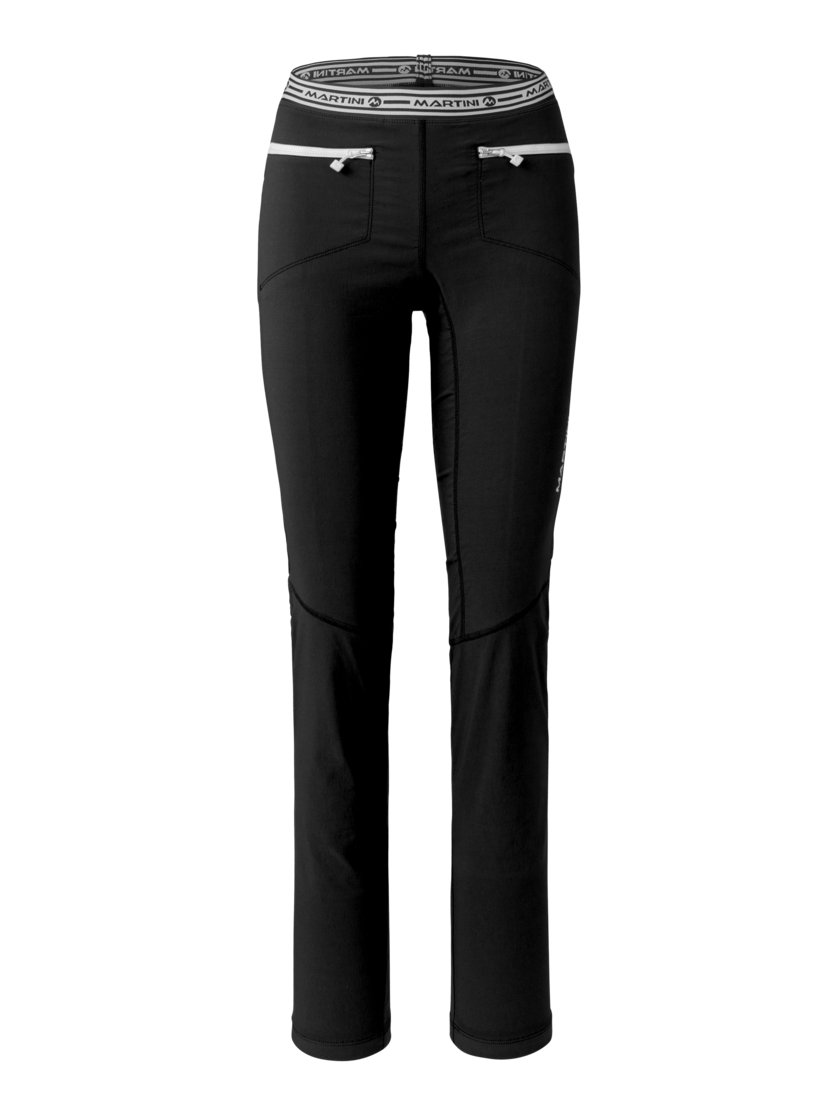 Martini Sportswear - VIA Pants W - Pantaloni lunghi in black - vista frontale - Donna