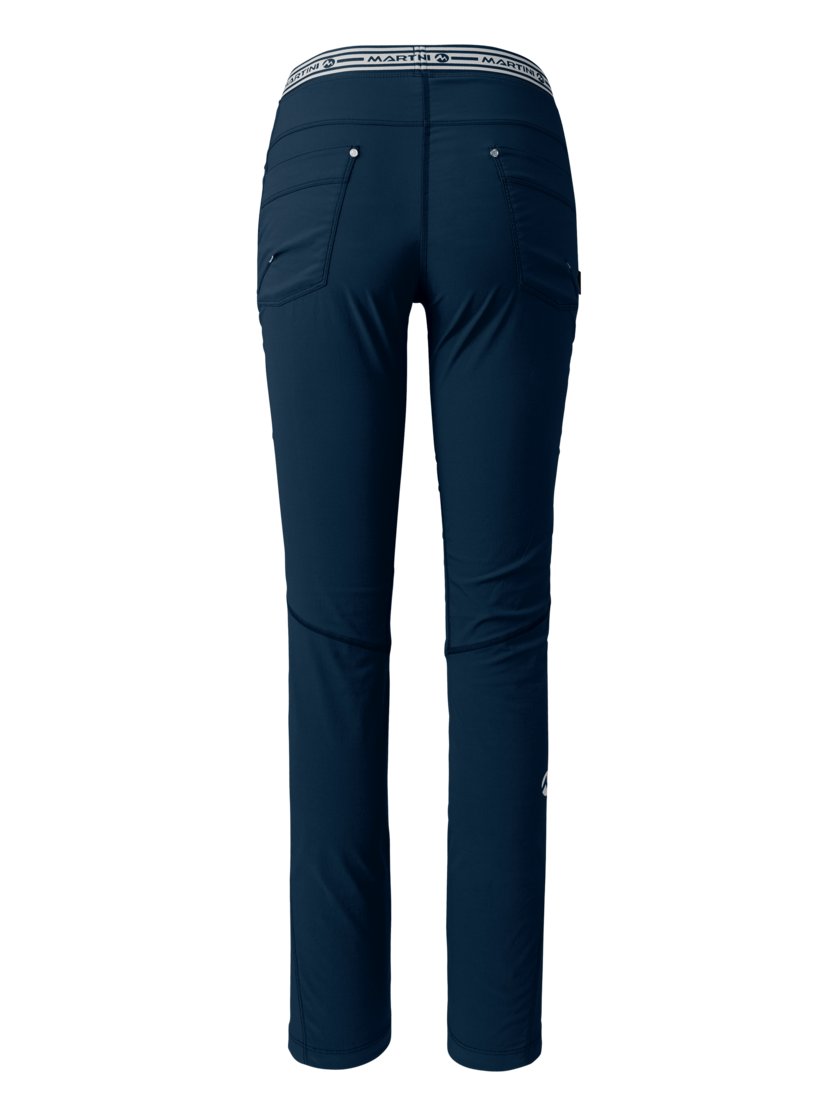 Martini Sportswear - VIA Pants W - Long pants in true navy - rear view - Women