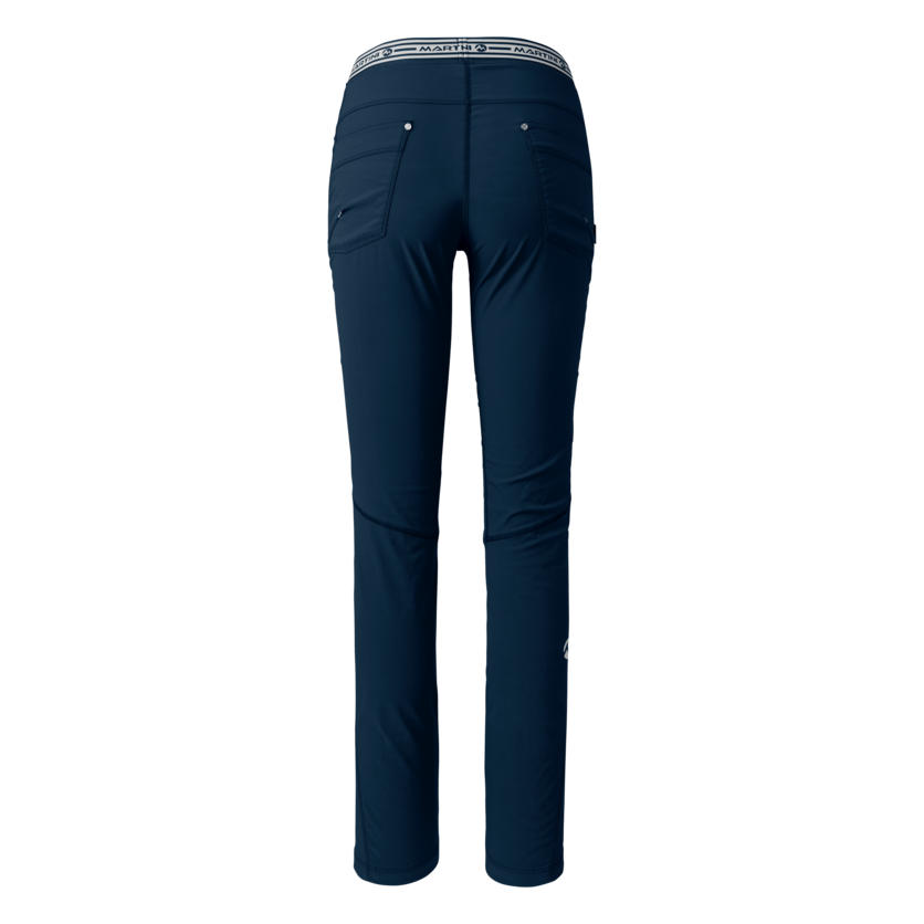 Martini Sportswear - VIA Pants W - Pantaloni lunghi in true navy - vista posteriore - Donna