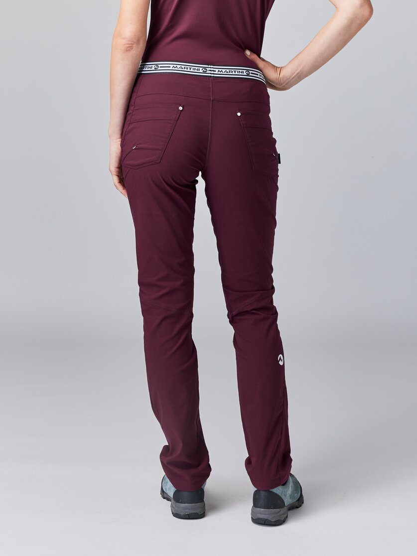 Martini Sportswear - VIA Pants W - Long pants in mosstone - rear view model - Women
