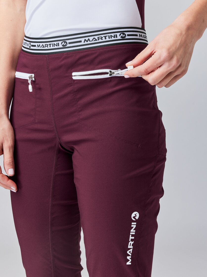Martini Sportswear - VIA Pants W - Long pants in mosstone - Detail 1 - Women