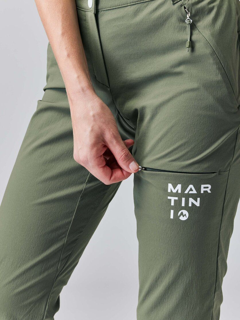 Martini Sportswear - HIGHVENTURE Pants W - Lange Hosen in mosstone - Detail 2 - Damen