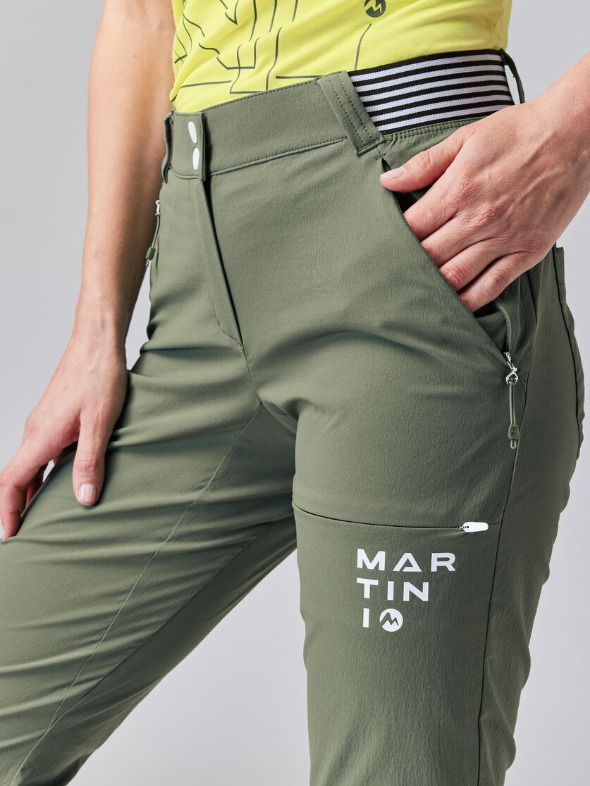Martini Sportswear - HIGHVENTURE Pants W - Lange Hosen in mosstone - Detail 3 - Damen