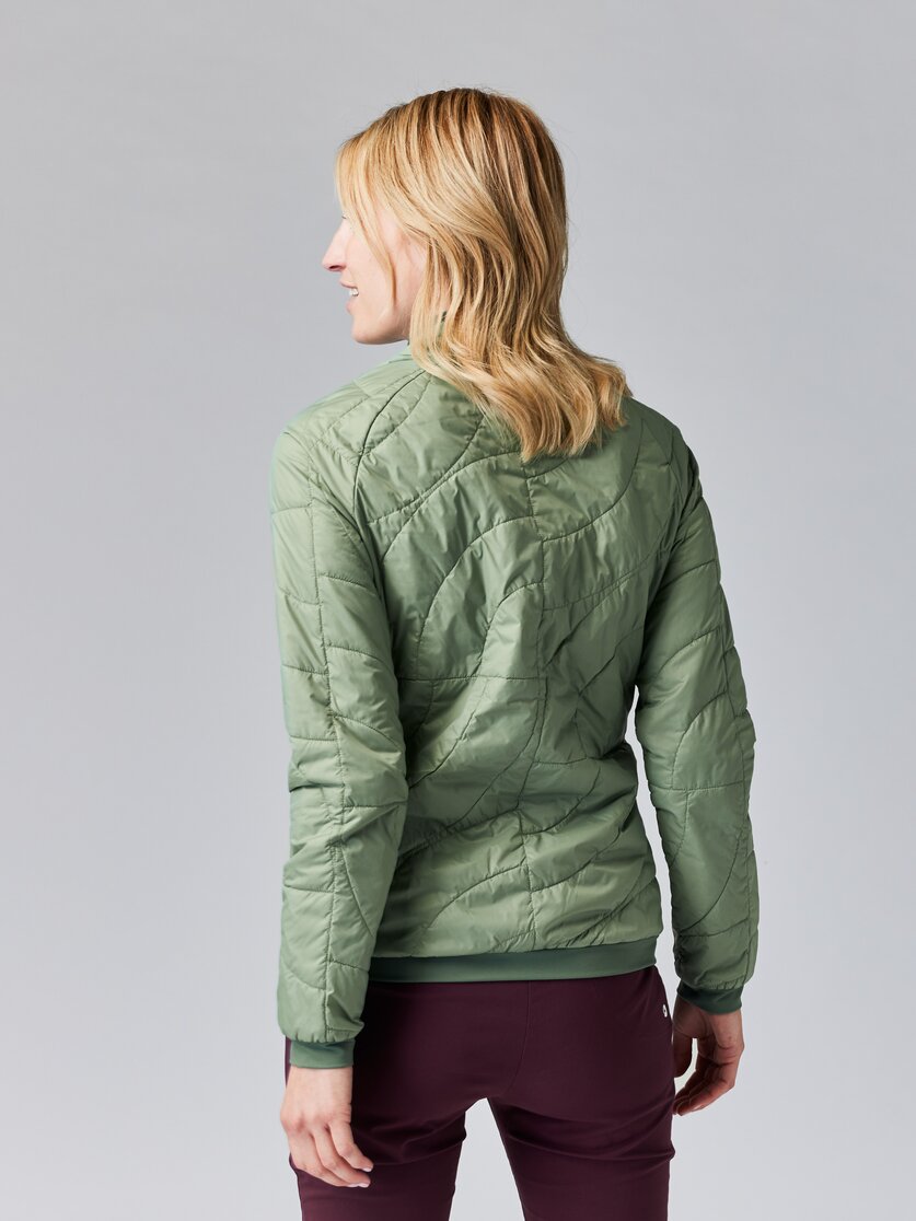 Martini Sportswear - ALPMATE Padded Jacket G-Loft® W - Primaloft & Gloft Jackets in tendril - rear view model - Women