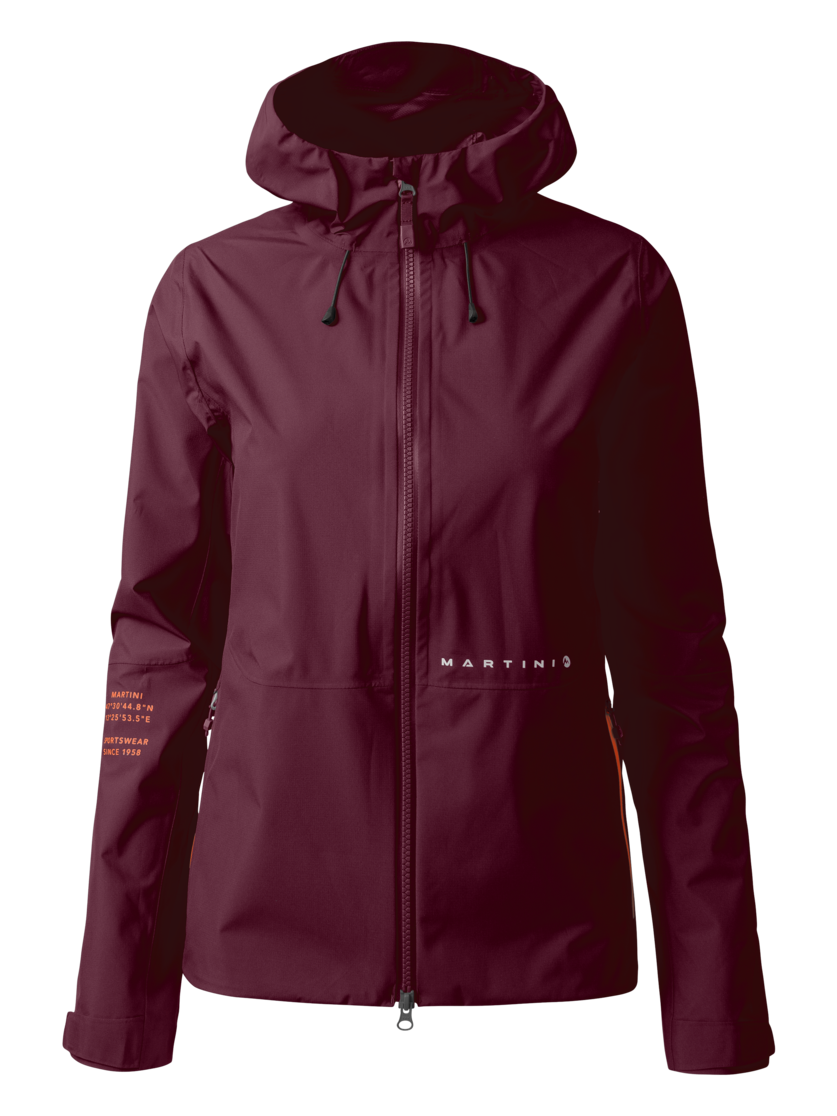 Martini Sportswear - TREKTECH 2.5L Jacket W - Hardshell jackets in fairy tale - front view - Women