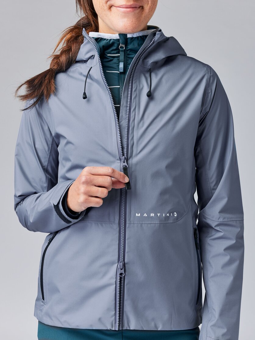 Martini Sportswear - TREKTECH 2.5L Jacket W - Hardshell jackets in moon - Detail 1 - Women