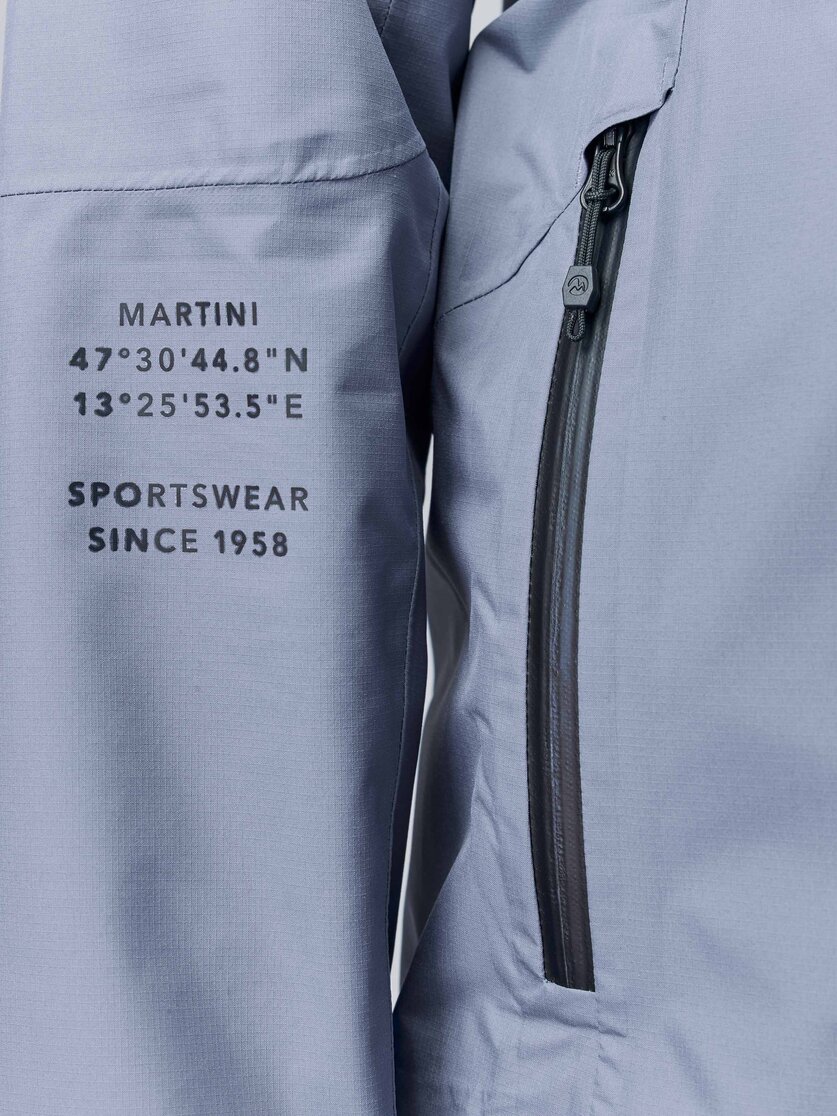 Martini Sportswear - TREKTECH 2.5L Jacket W - Hardshell jackets in moon - Detail 7 - Women