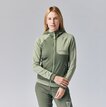 Martini Sportswear - HIGHVENTURE Midlayer Jacket W - Pile in mosstone-tendril - vista frontale modello - Donna