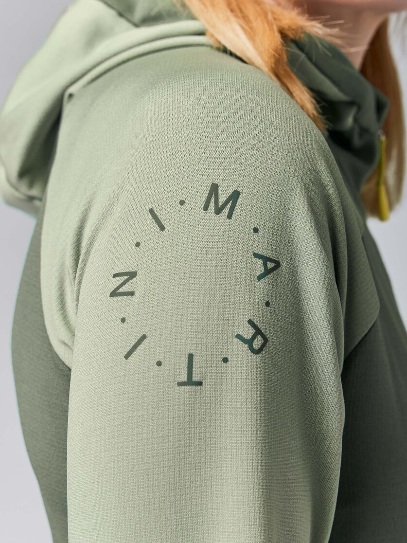 Martini Sportswear - HIGHVENTURE Midlayer Jacket W - Fleecejacke in mosstone-tendril - Detail 3 - Damen