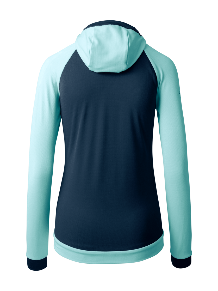 Martini Sportswear - HIGHVENTURE Midlayer Jacket W - Fleecejacke in true navy-skylight - Rückansicht - Damen
