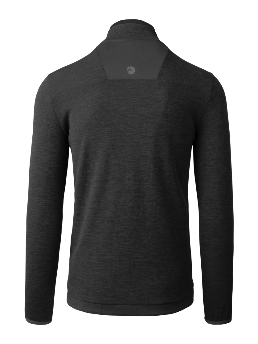 Martini Sportswear - TREKTECH Midlayer Jacket M - Midlayers in black - rear view - Men