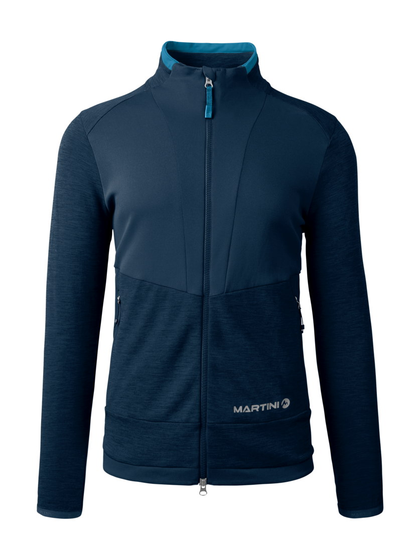Martini Sportswear - TREKTECH Midlayer Jacket M - Midlayers in true navy-horizon - Vorderansicht - Herren
