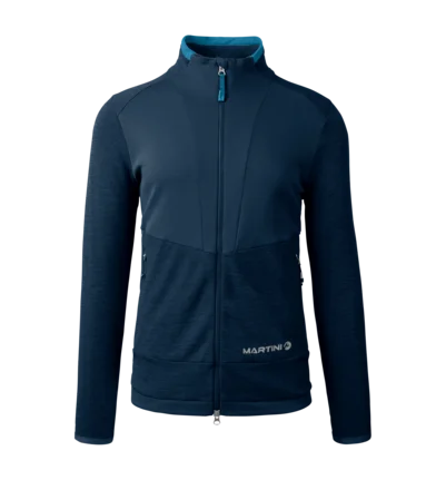 Martini Sportswear - TREKTECH Midlayer Jacket M - Midlayers in true navy-horizon - Vorderansicht - Herren