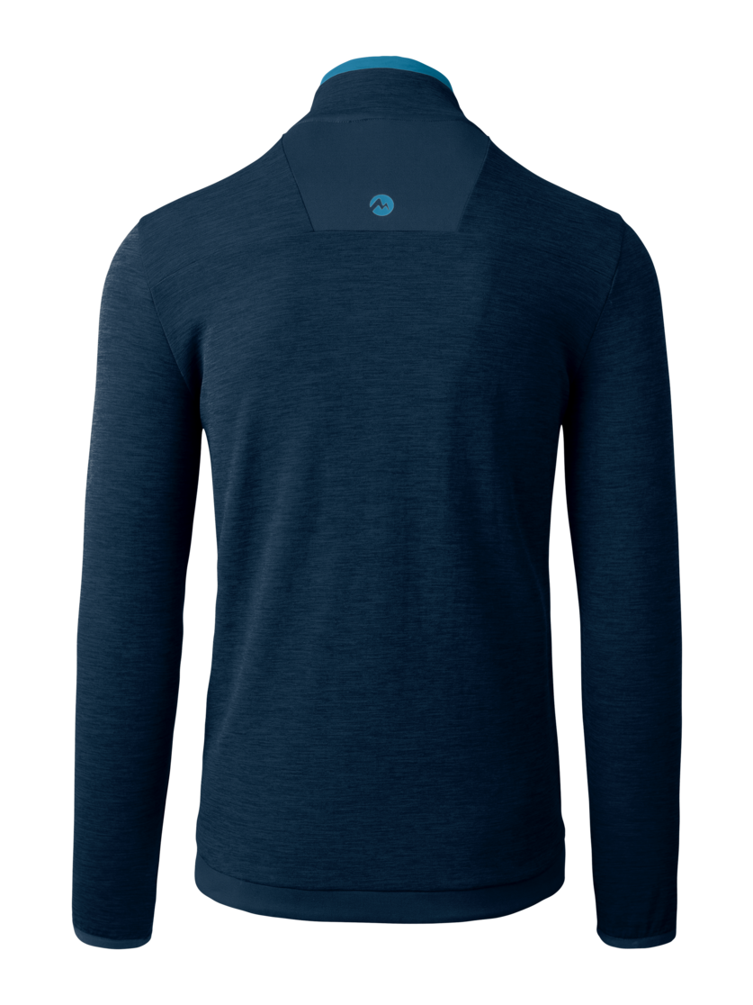 Martini Sportswear - TREKTECH Midlayer Jacket M - Midlayers in true navy-horizon - Rückansicht - Herren
