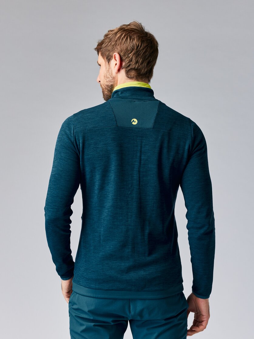Martini Sportswear - TREKTECH Midlayer Jacket M - Midlayers in mosstone-greenery - Rückansicht Model - Herren