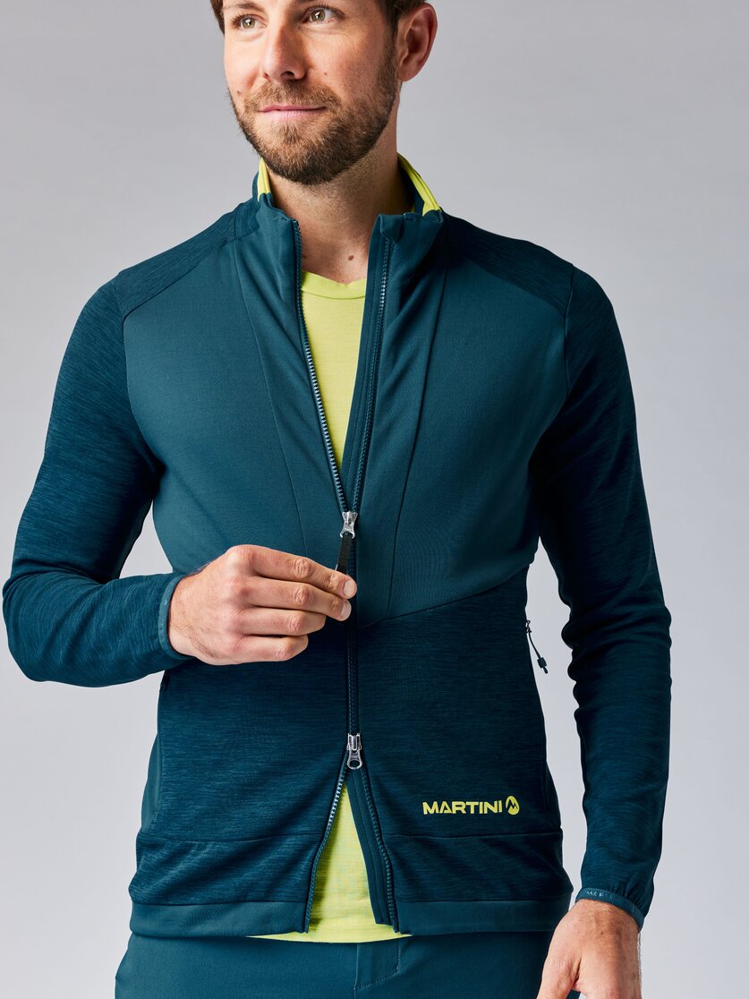 Martini Sportswear - TREKTECH Midlayer Jacket M - Midlayers in mosstone-greenery - Detail 1 - Herren