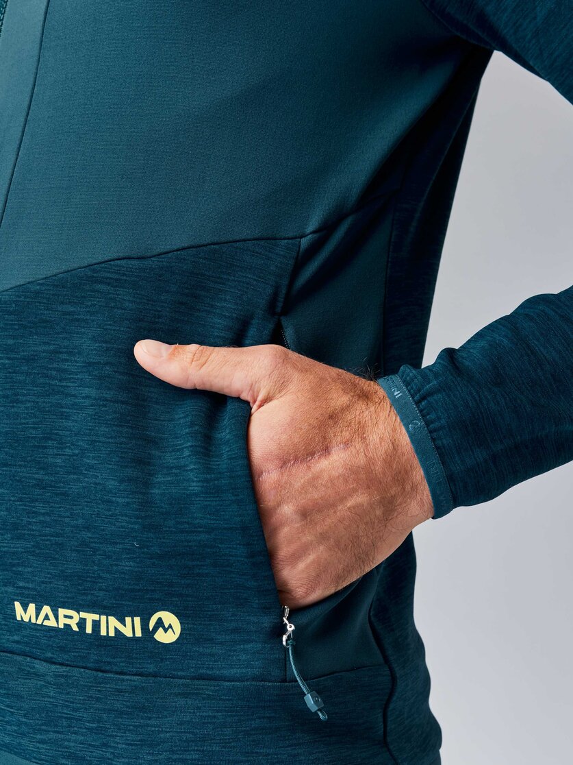 Martini Sportswear - TREKTECH Midlayer Jacket M - Midlayers in mosstone-greenery - Detail 2 - Herren