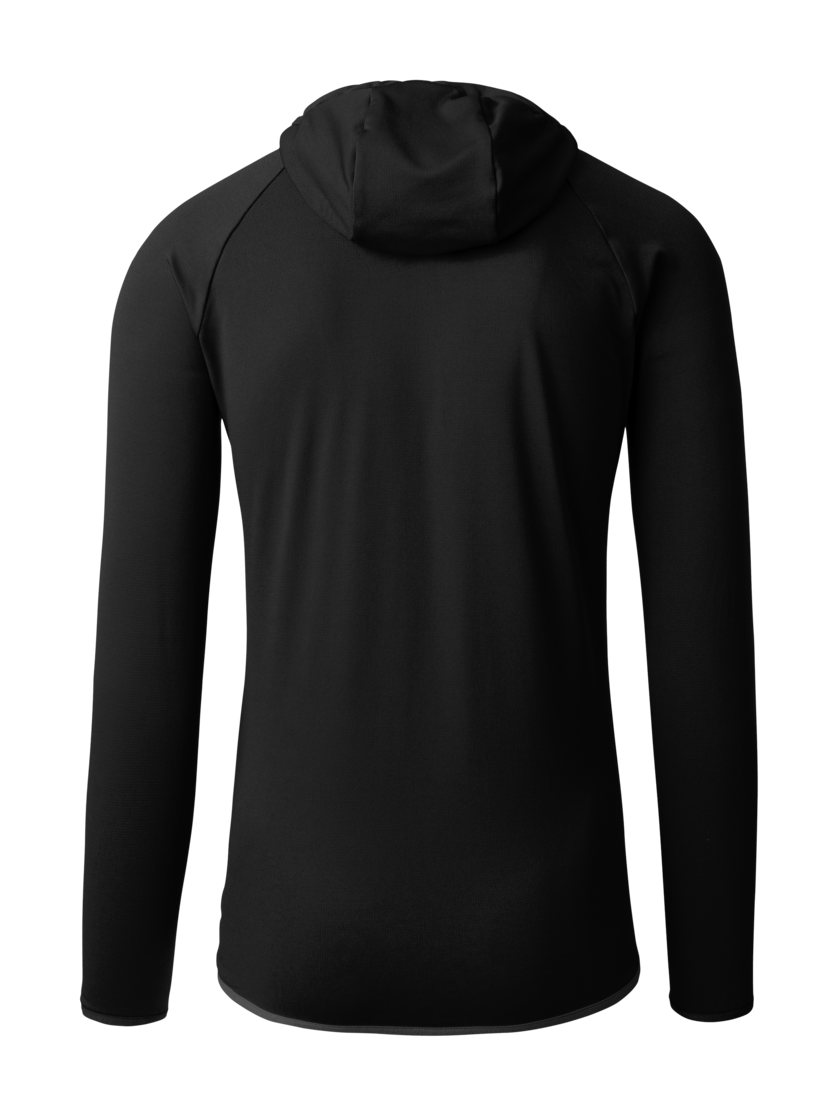 Martini Sportswear - HIGHVENTURE Midlayer Jacket M - Fleecejacke in black-steel - Rückansicht - Herren