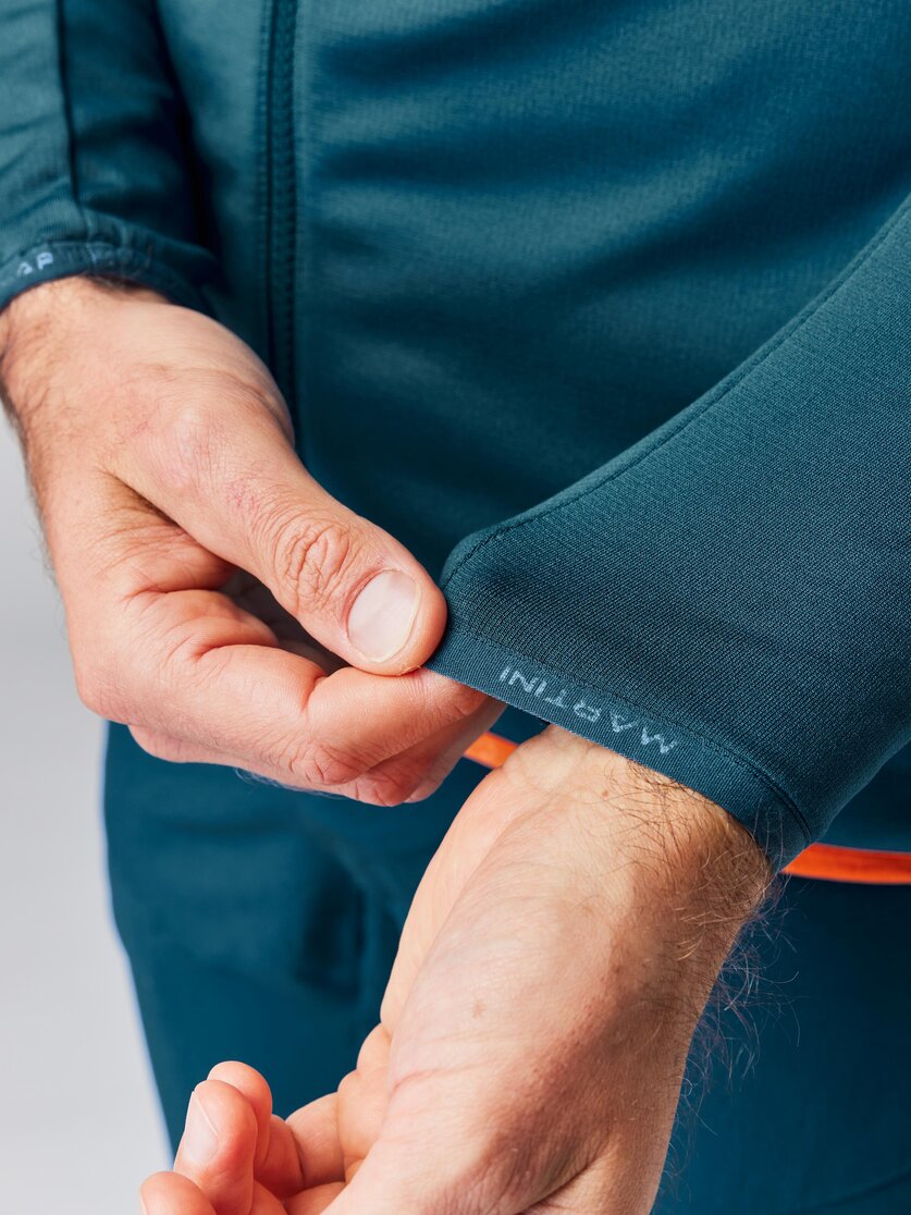Martini Sportswear - HIGHVENTURE Midlayer Jacket M - Fleecejacke in mosstone-greenery - Detail 5 - Herren