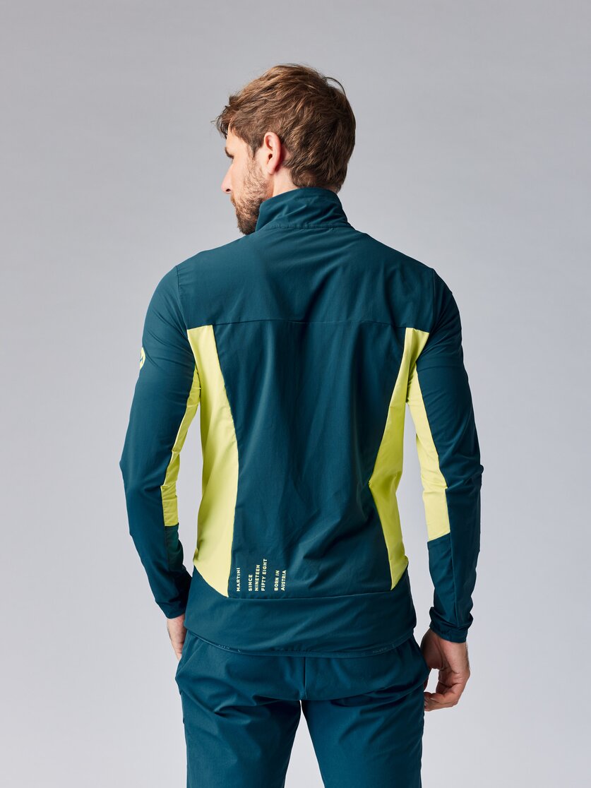Martini Sportswear - HILLCLIMB Midlayer Jacket M - Midlayers in mosstone-greenery - Rückansicht Model - Herren