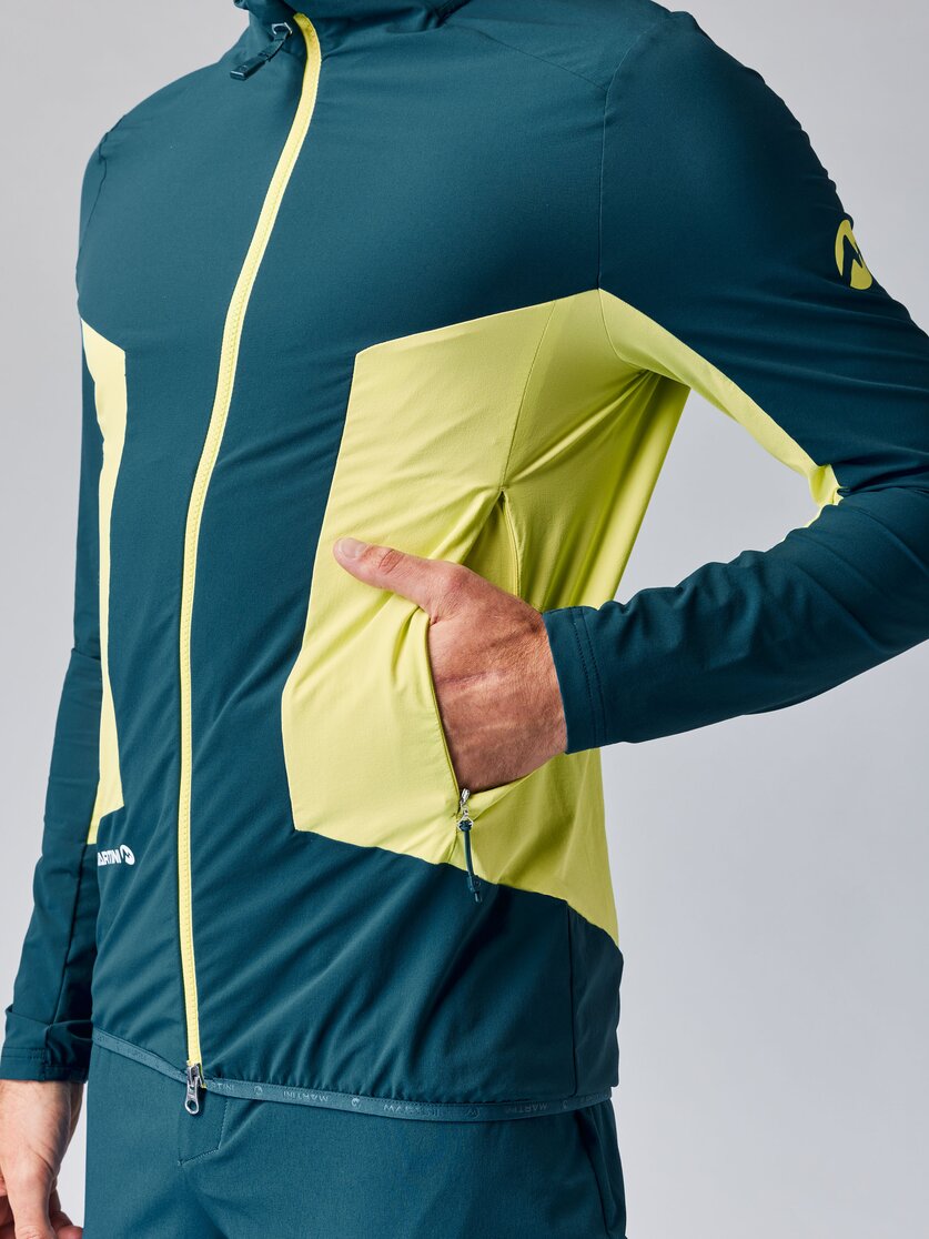 Martini Sportswear - HILLCLIMB Midlayer Jacket M - Midlayers in mosstone-greenery - Detail 1 - Herren